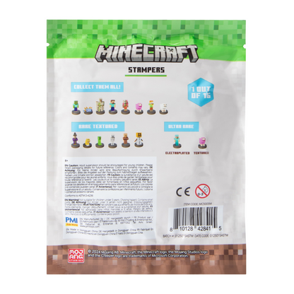 Minecraft Flocked Figures Stampers - 1 PACK