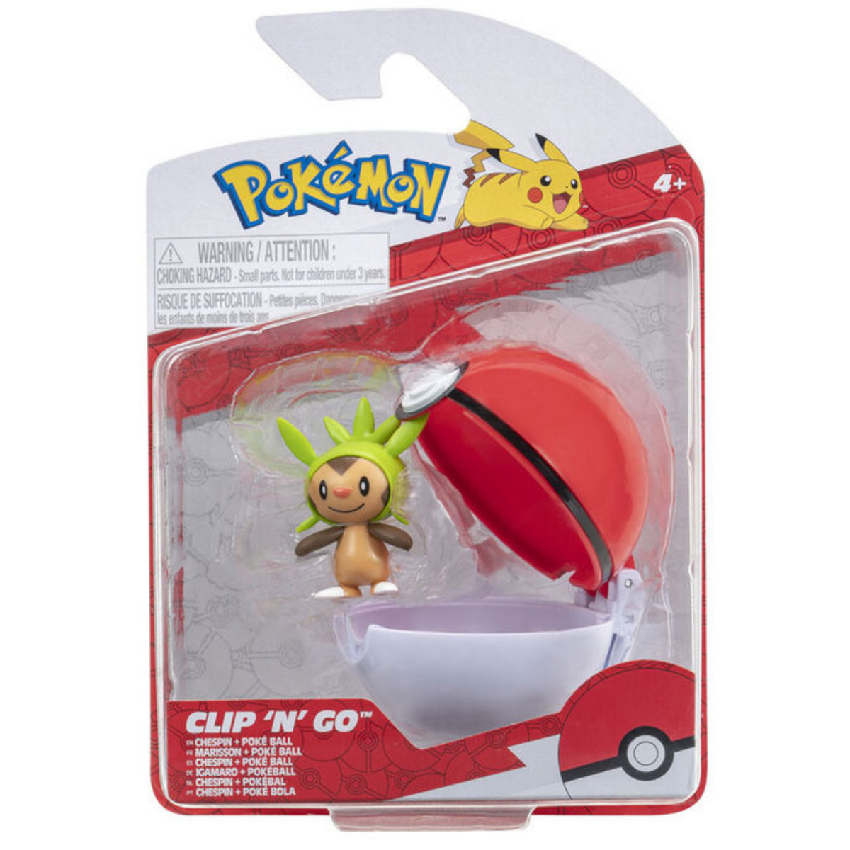 POKEMON CLIP N GO CHESPIN + FRIEND BALL