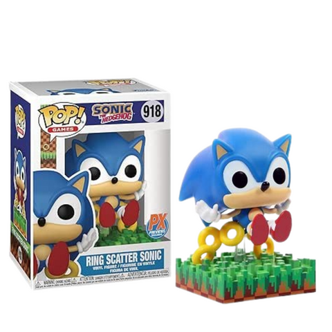 Funko Pop Sonic The Hedgehog Ring Scatter Sonic 918 PX Previews Exclusive