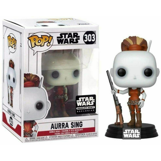 Funko Pop Star Wars Aurra Sing 303 Smuggler's Bounty Exclusive