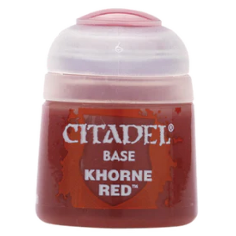 Games Workshop Base Paint Warhammer Khorne Red 12ML