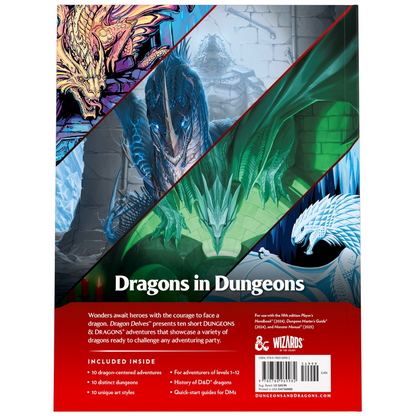 DUNGEONS & DRAGONS DND RPG DRAGON DELVES AN ADVENTURE ANTHOLOGY HC