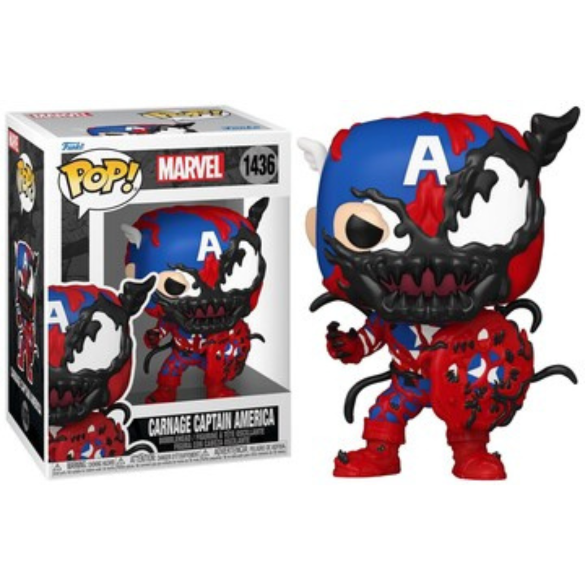 Funko Pops Marvel Carnage Captain America 1436