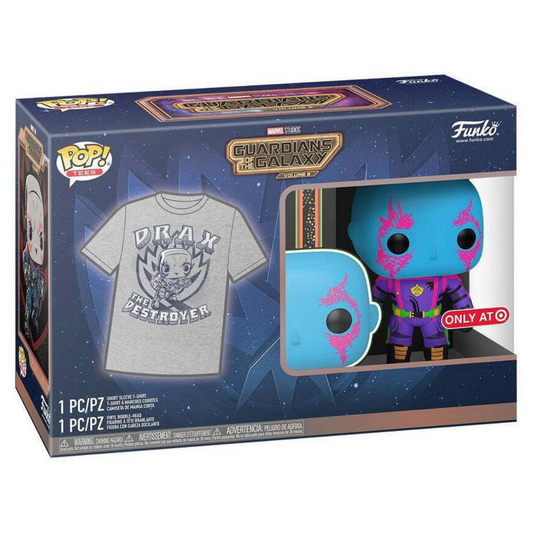 Funko Pop Drax Guardians of the Galaxy GOTG Target Exclusive XL T-Shirt
