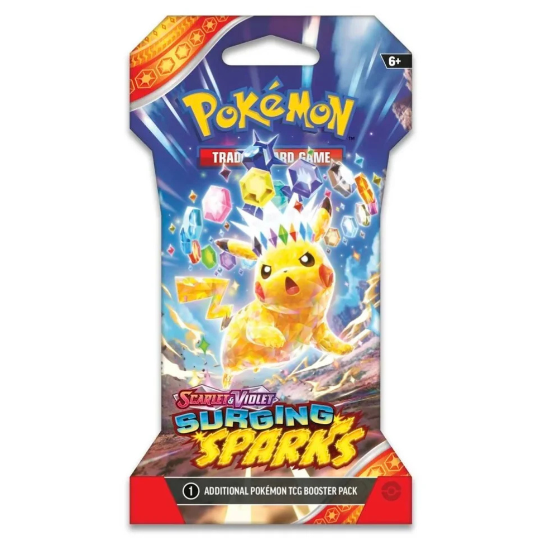 Pokemon - Scarlet and Violet - Surging Sparks - 1 Sleeved Blister Pack