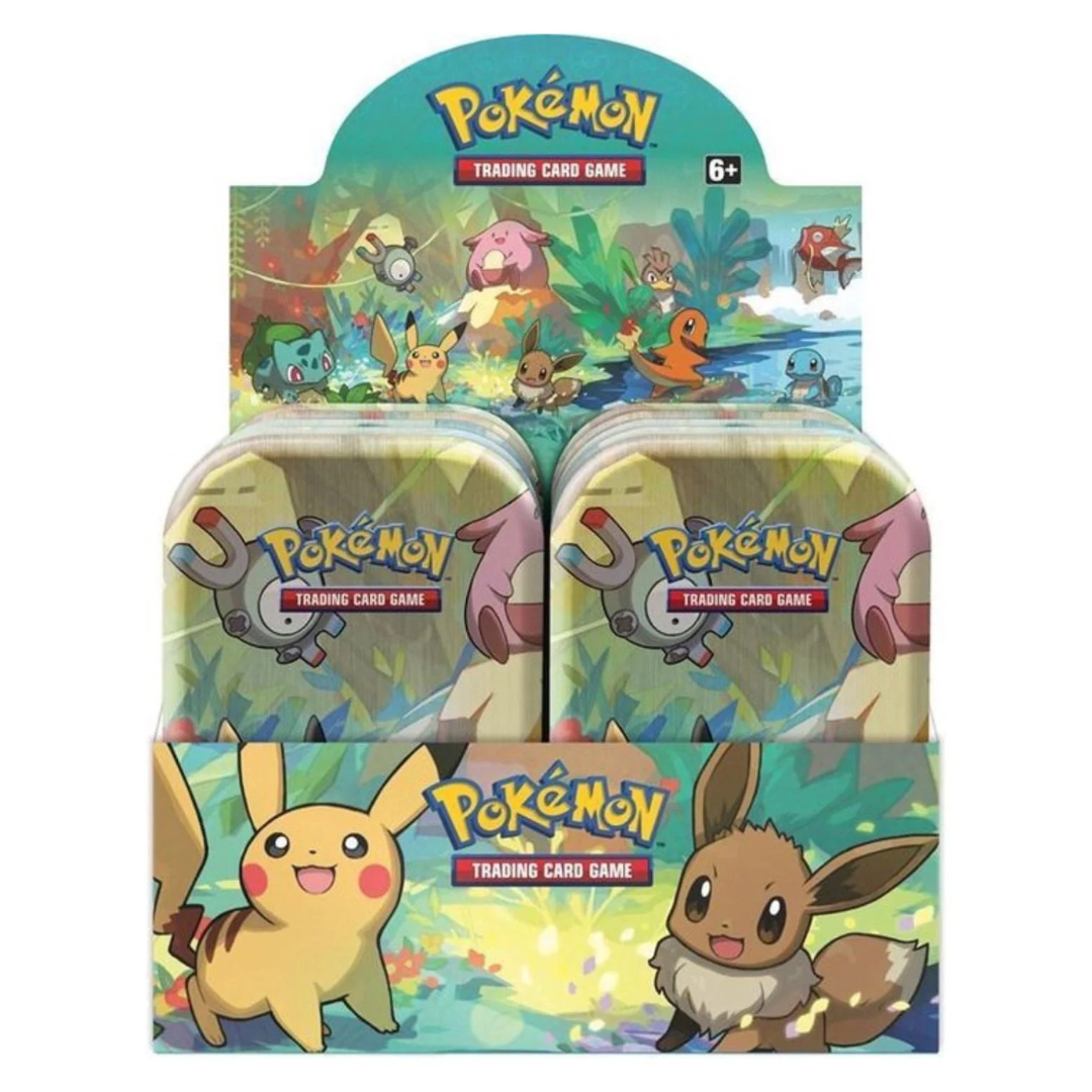 POKEMON KANTO FRIENDS MINI TIN DISPLAY - 1 RANDOM TIN – Nabema Collectibles