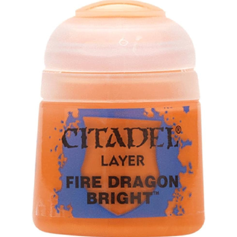Games Workshop Warhammer Paint Citadel Layer Fire Dragon Bright 12ML