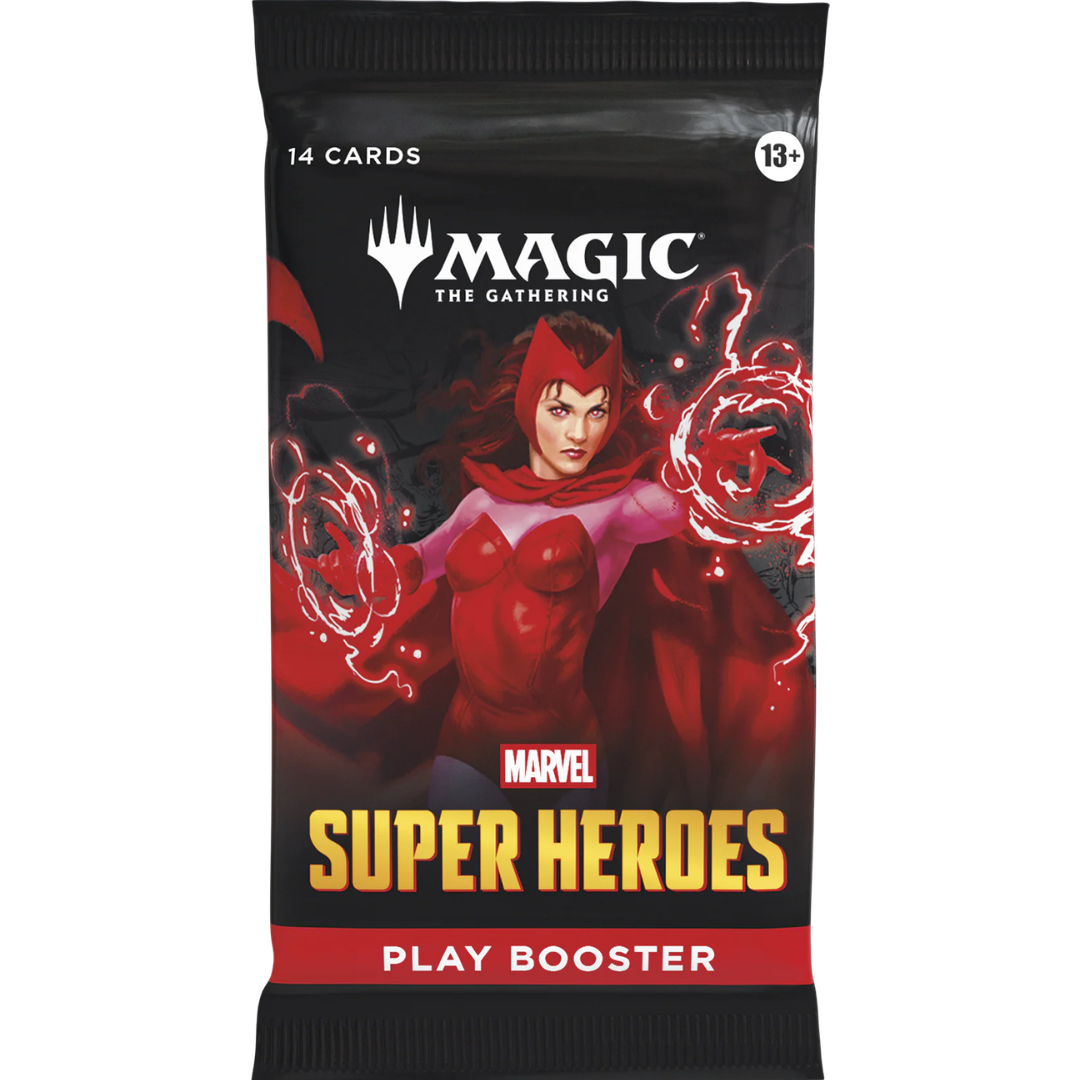 Magic the Gathering MTG - Magic The Gathering Marvel Super Heroes Play Booster Pack Random Art