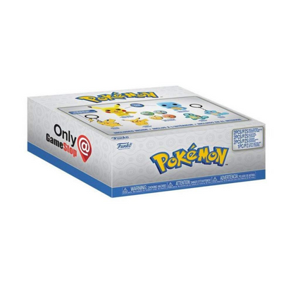 Funko Box: Pokemon Gamestop Exclusive Flocked Pikachu #353 and Flocked Squirtle #504, Stickers, Keychains, and Pins