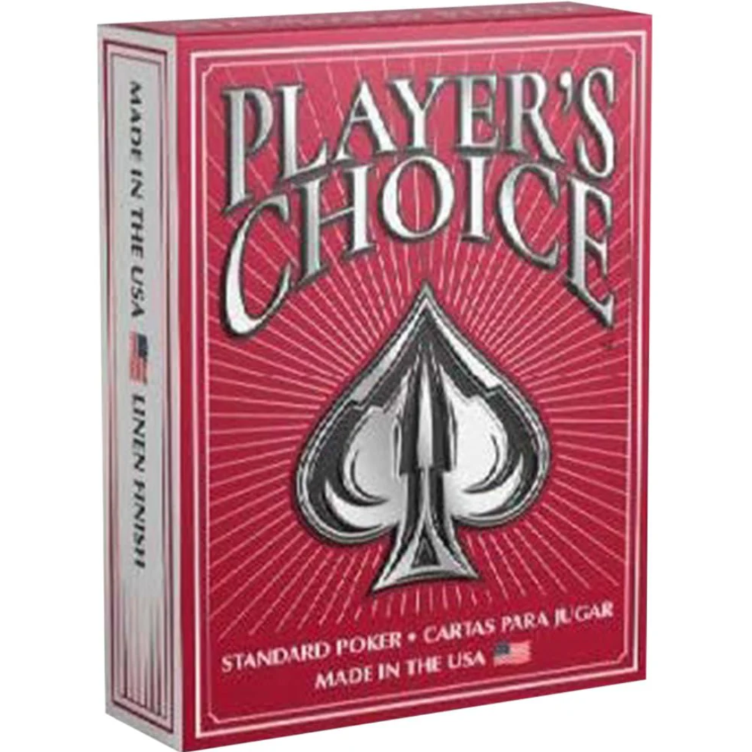 Player's Choice Standard Poker Size Playing Cards - Red