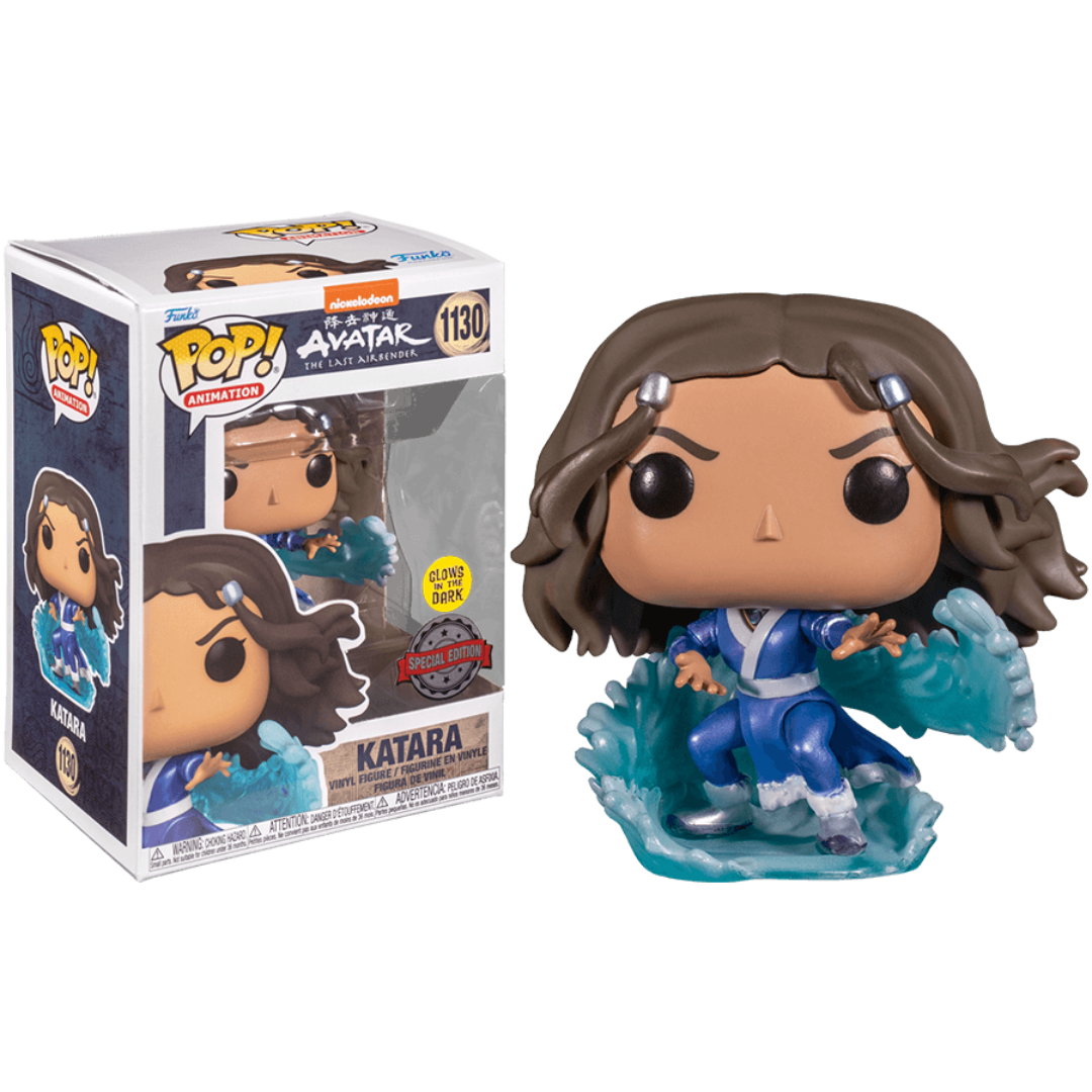 Funko Pop Anime Avatar Katara 1130 Special Edition GITD Metallic