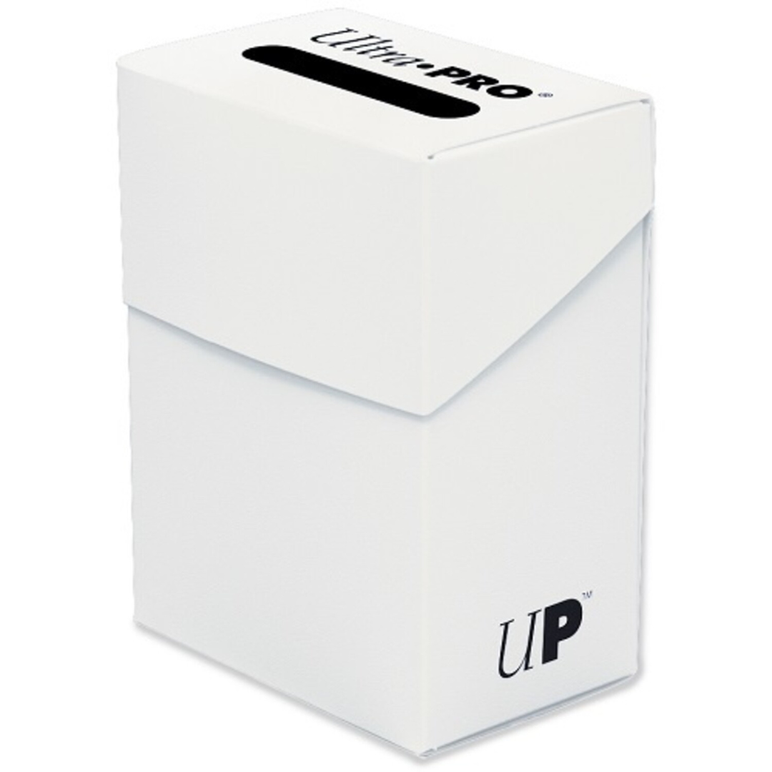 Ultra Pro Deck Box Solid White 80 Card
