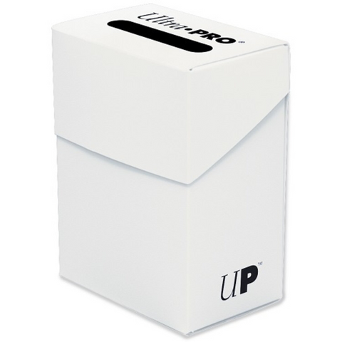 Ultra Pro Deck Box Solid White 80 Card