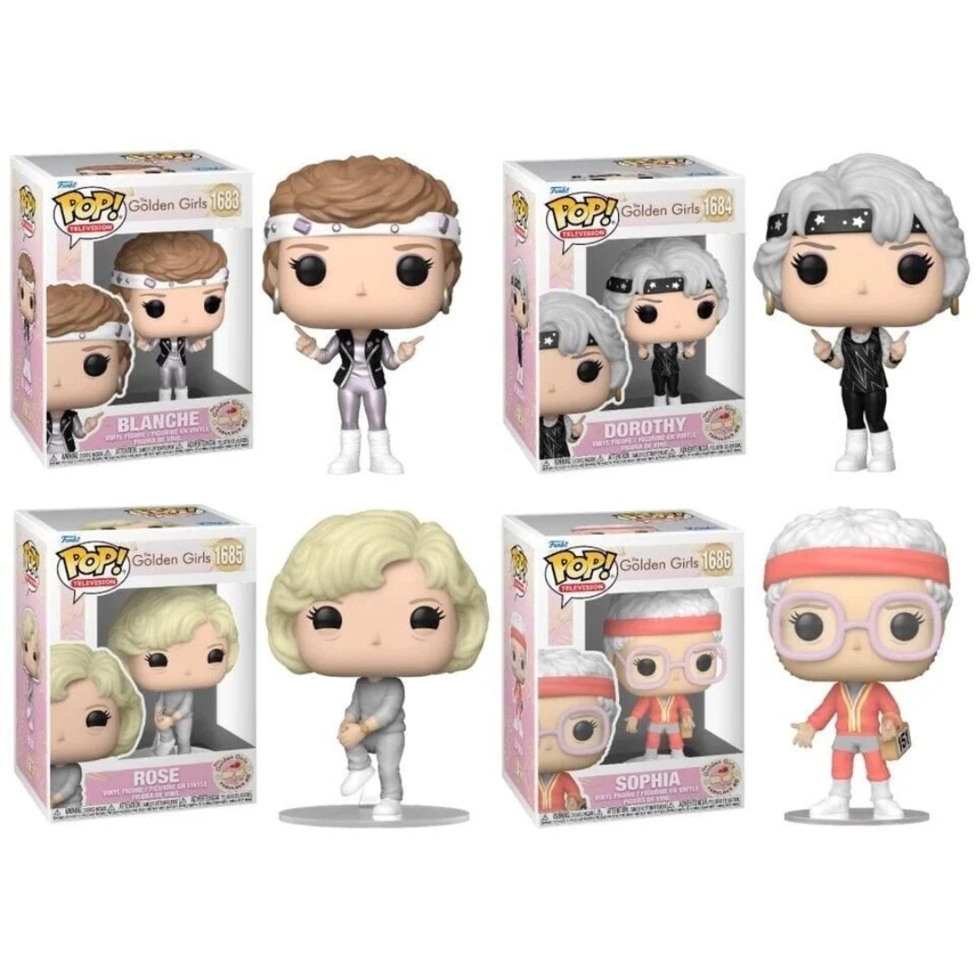 The Golden Girls Funko Pop! TV 40th - Set of 4 1683, 1684, 1685,, 1686