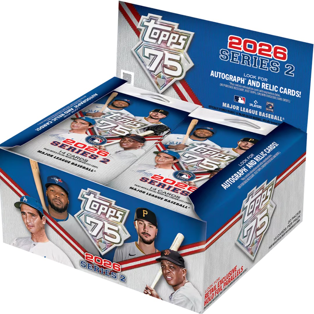 2026 Topps 75 MLB Baseball Series 2 Display Box