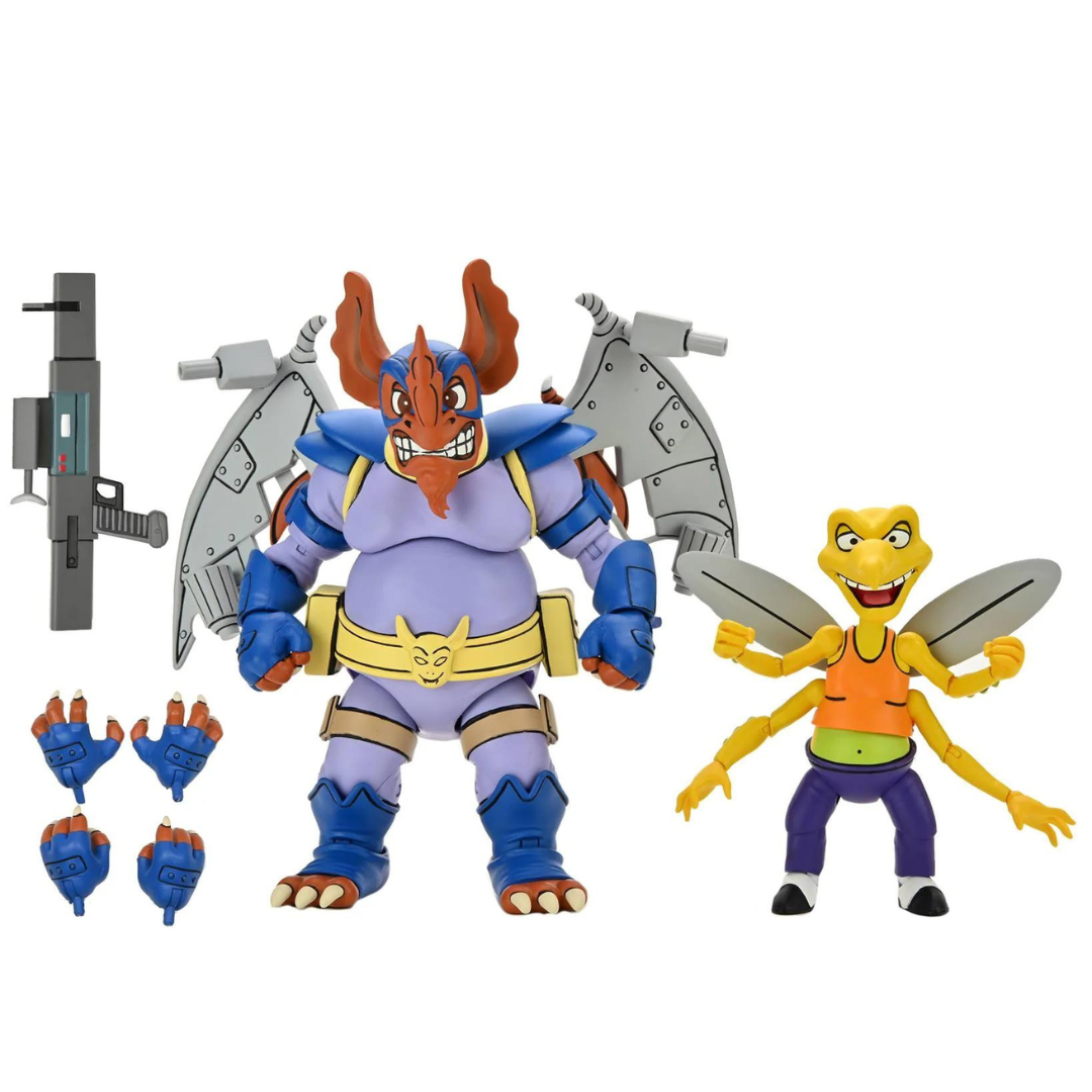 Teenage Mutant Ninja Turtles NECA Wingnut and Screwloose