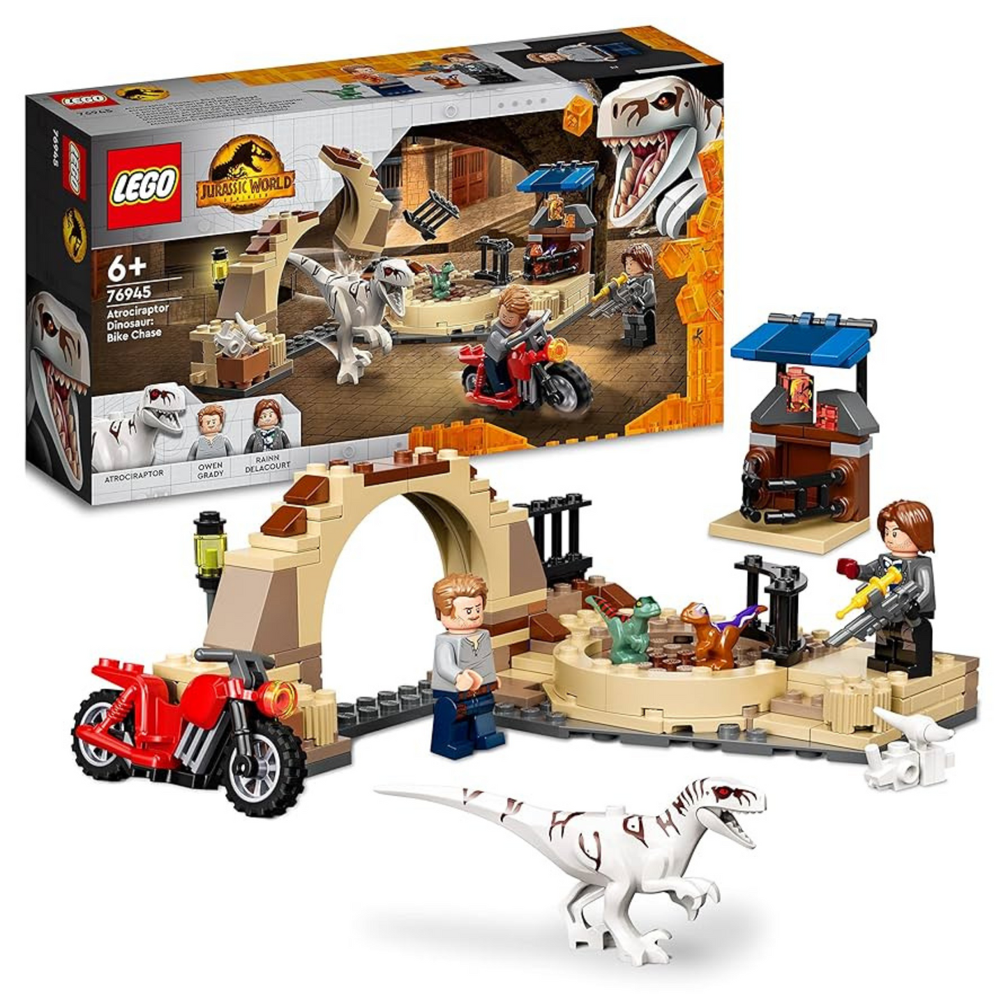 LEGO 76945 Atrociraptor Dinosaur: Bike Chase