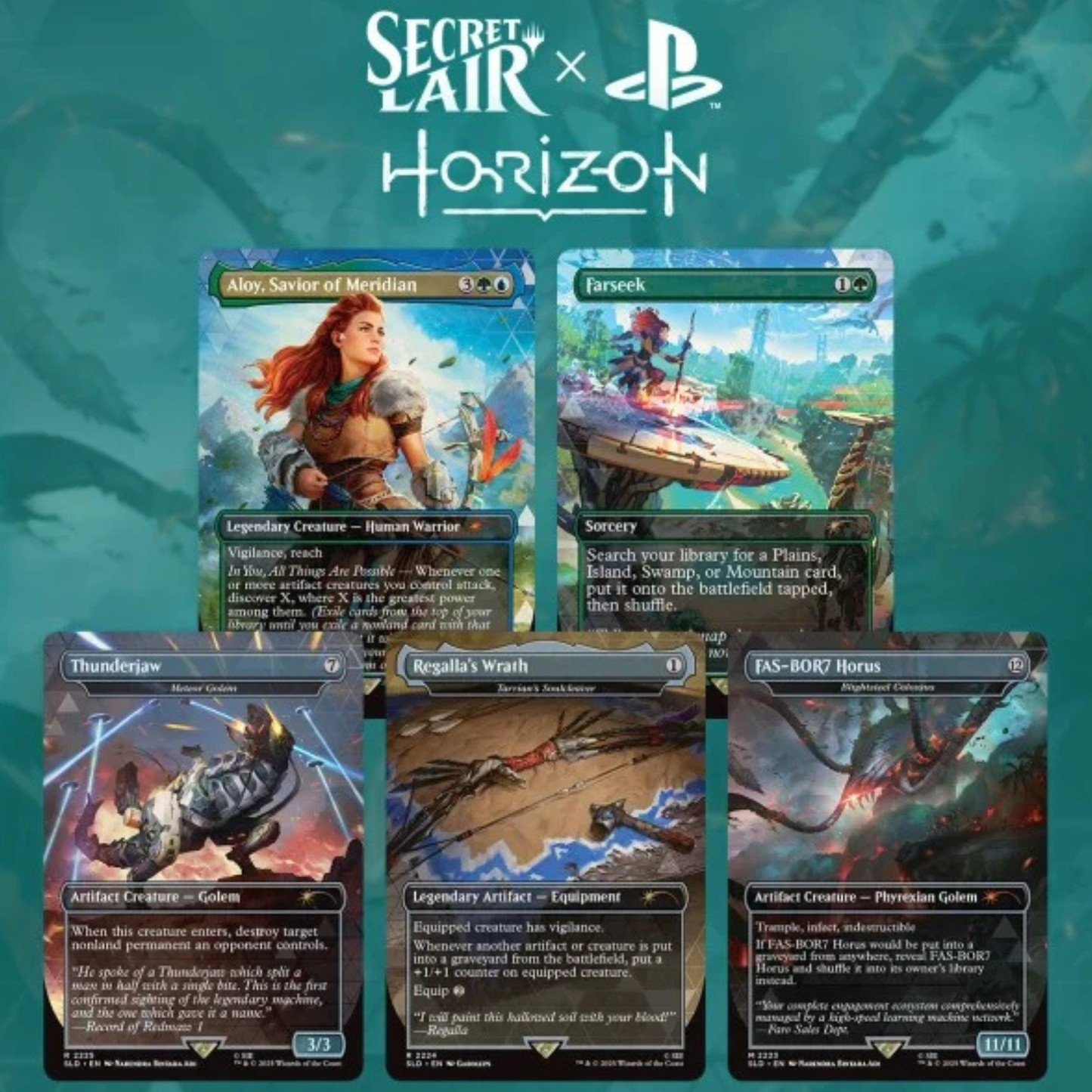 MTG Secret Lair X Horizon - Into The Forbidden West Non Foil