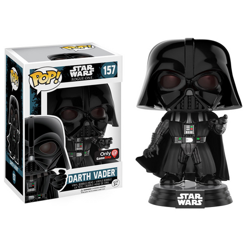 Funko Pop Star Wars Darth Vader 157 Gamestop Exclusive