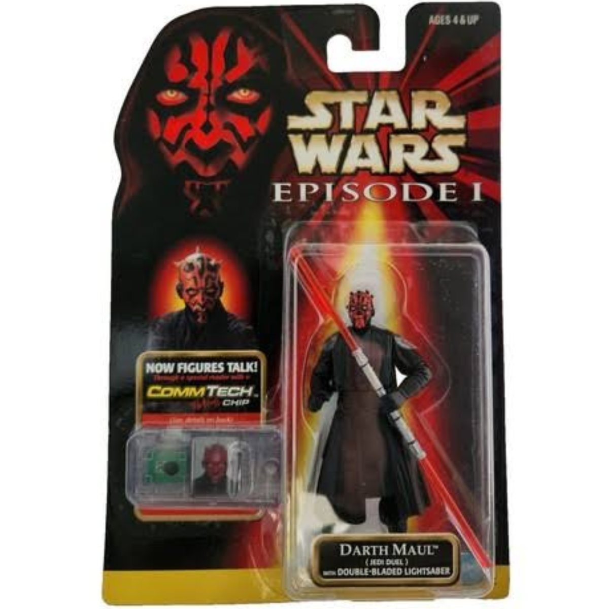 Hasbro Star Wars Episode 1 Darth Maul Jedi Dual Commtech