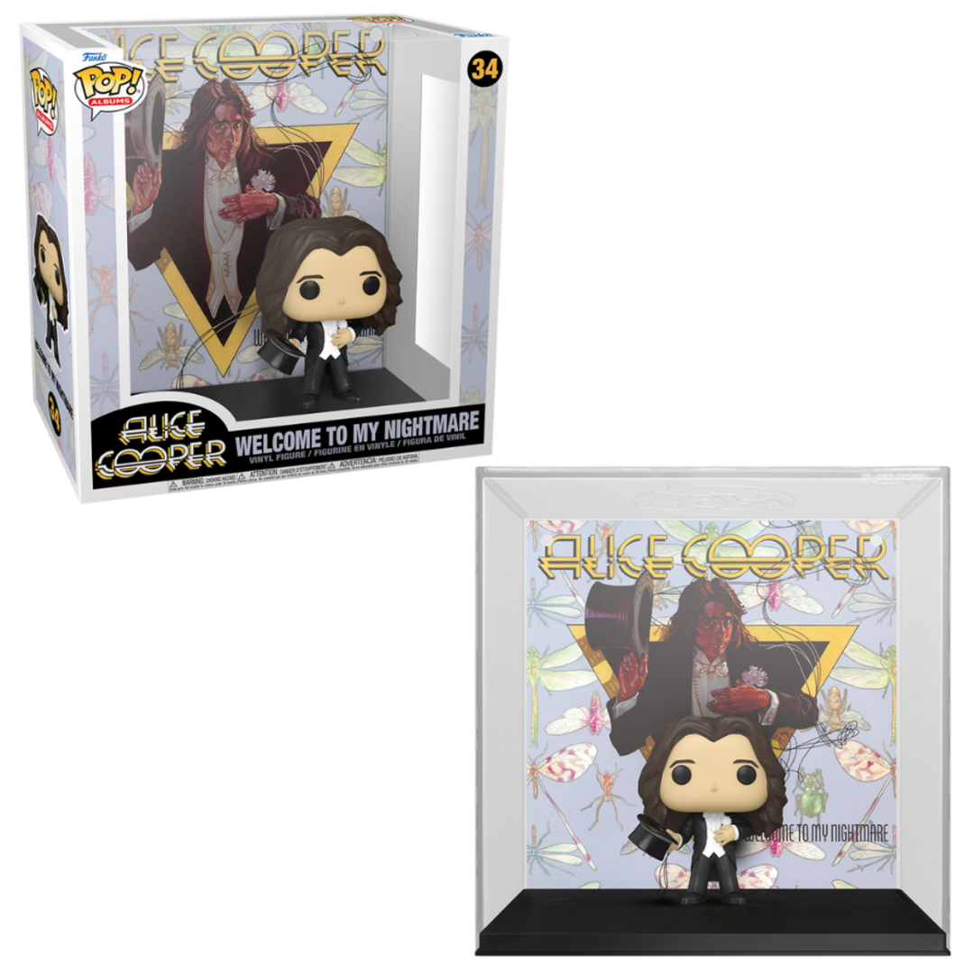 Funko Pop Music Album Alice Cooper Welcome to my Nightmare 34