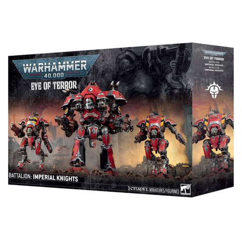 GAMES WORKSHOP WARHAMMER 40,000 40K EYE OF TERROR BATTALION:IMPERIAL KNIGHTS