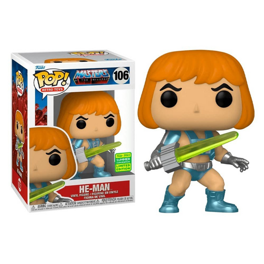 Funko Pop MOTU Masters of the Universe He-Man 106 2022 Summer Convention Limited Edition