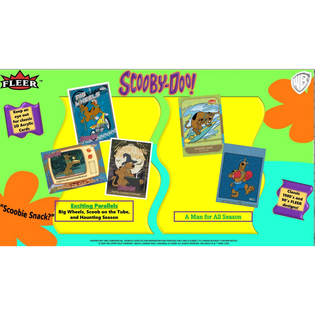 UPPDER DECK UD FLEER SCOOBY-DOO TRADING CARDS BOOSTER BOX