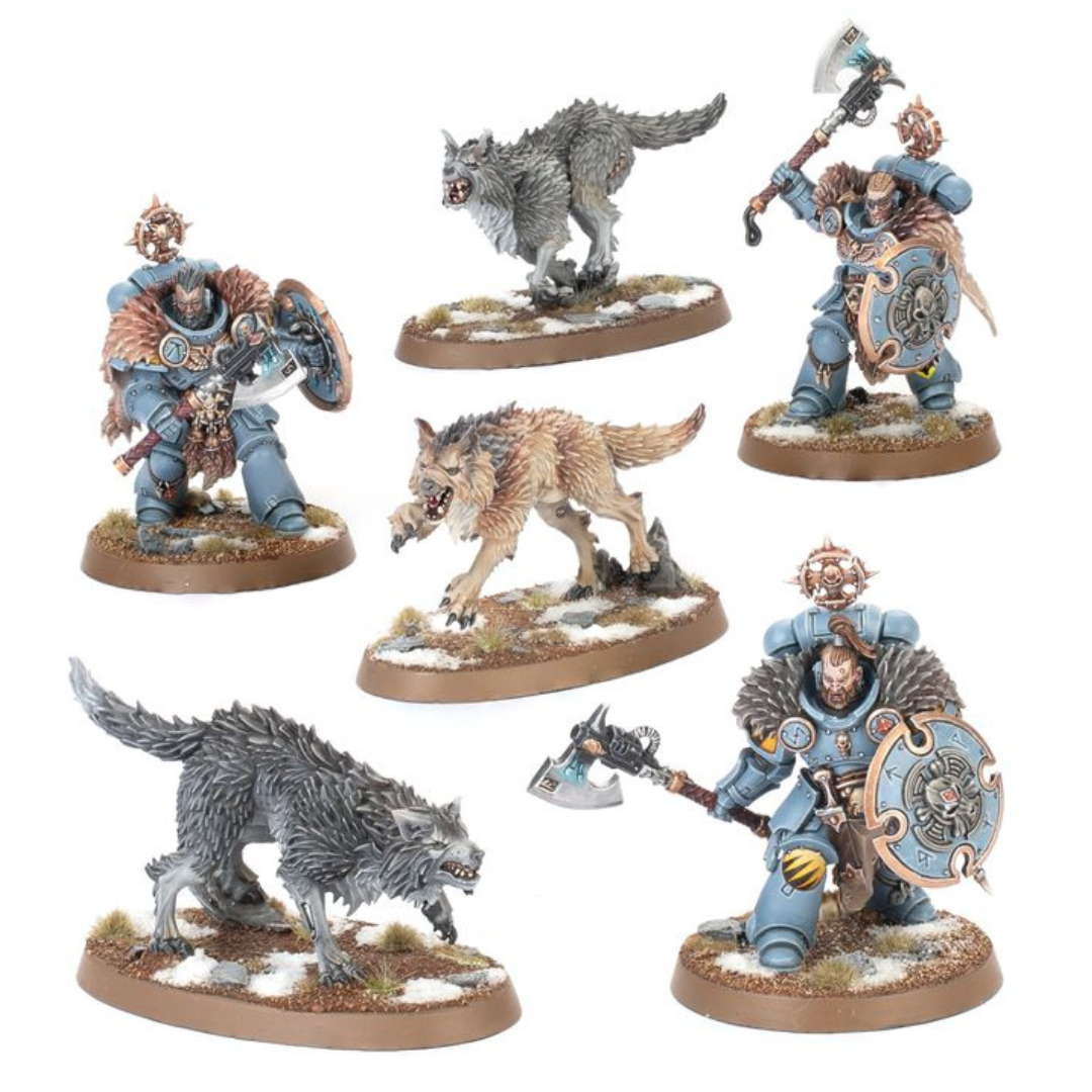 Games Workshop Warhammer 40K Space Wolves Wolf Guard Headtakers