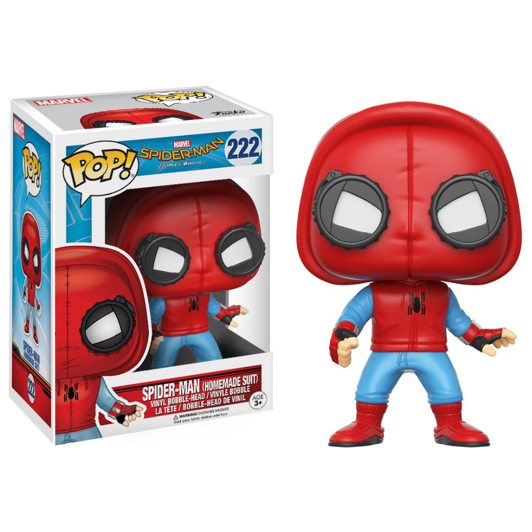 Funko Pop Marvel Spider-Man Homecoming Spider-Man (Homemade Suit) 222