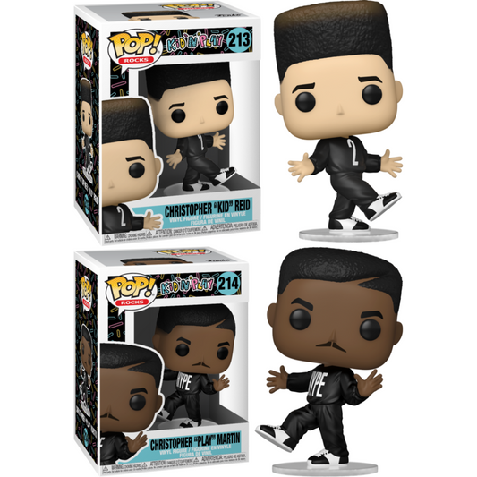 Funko Pop Movies Kid 'N' Play Christopher "Play" Martin, Christopher "Kid" Reid SET