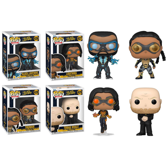 Funko Pop! DC Comics Black Lightning SET of 4