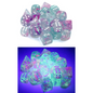 Dice Chessex Translucent: 36D6 Nebula Wisteria/White 27945