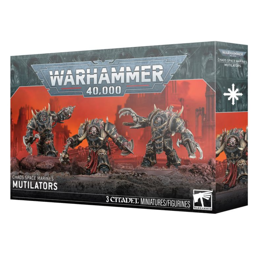 GAMES WORKSHOP WARHAMMER 40,000 40K CHAOS SPACE MARINES: MUTILATORS