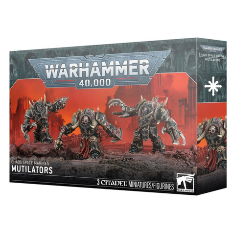 GAMES WORKSHOP WARHAMMER 40,000 40K CHAOS SPACE MARINES: MUTILATORS