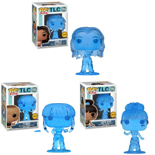 Funko Pop! Music TLC Chilli, T-Boz, Left Eye CHASE SET