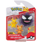 POKEMON BATTLE FIGURES SET 3PK PIKACHU + TEDIURSA + GASTLY