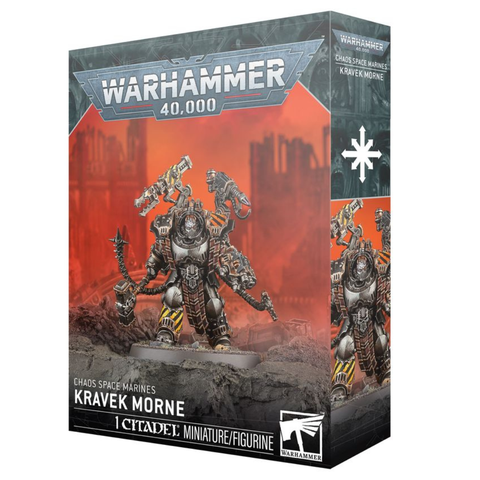 GAMES WORKSHOP WARHAMMER 40,000 40K CHAOS SPACE MARINES: KRAVEK MORNE