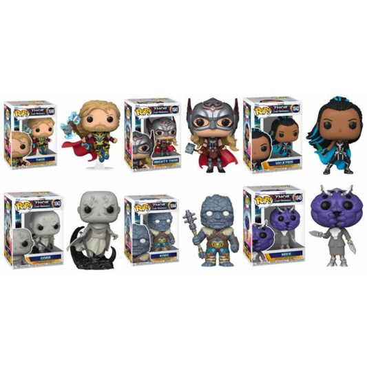 Funko Pop Marvel Thor Love & Thunder SET of 6