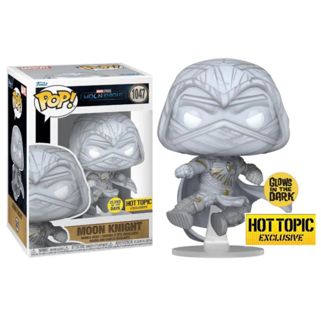 Funko Pop Marvel Moon Knight Moon Knight 1047 Hot Topic Exclusive GITD