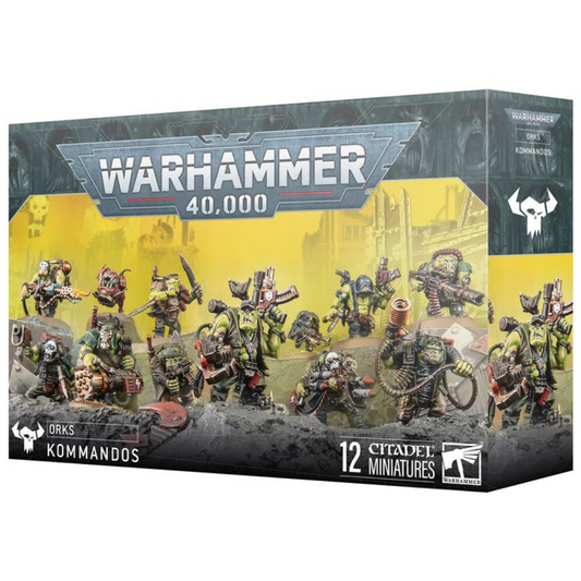 GAMES WORKSHOP WARHAMMER 40K ORKS KOMMANDOS