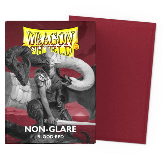 DRAGON SHIELD MATTE NON-GLARE BLOOD RED