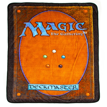Magic the Gathering Card Back Fleece Throw Blanket