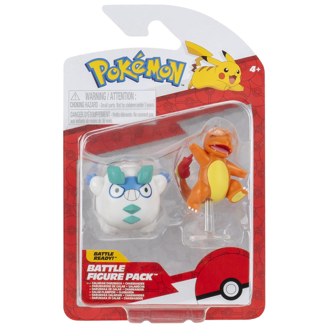 POKEMON BATTLE FIGURE PACK GALARIAN DARUMAKA + CHARMANDER