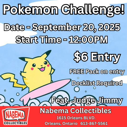 September 20th Pokemon Challenge!