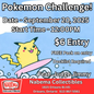 September 20th Pokemon Challenge!