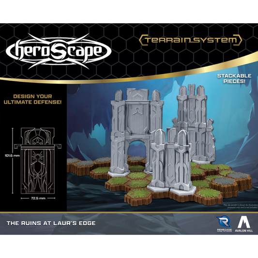 HEROSCAPE THE RUINS AT LAUR’S EDGE TERRAIN EXPANSION