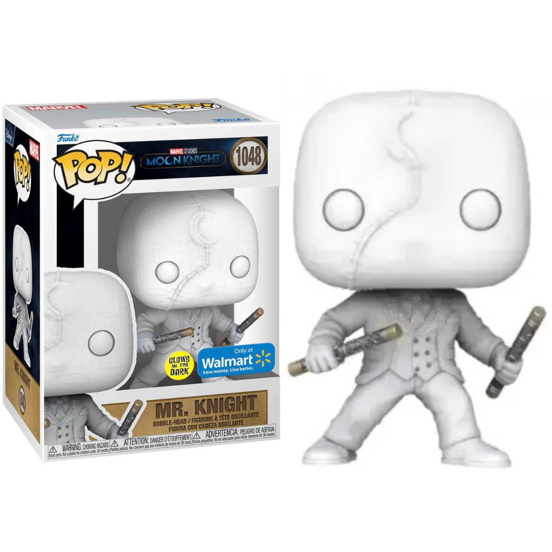 Funko Pop Marvel Moon Knight Moon Knight 1048 Walmart Exclusive GITD