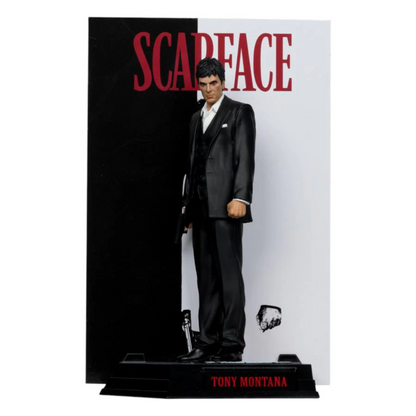 MOVIE MANIACS 6" POSED - NBC WV4 - TONY MONTANA (SCARFACE)
