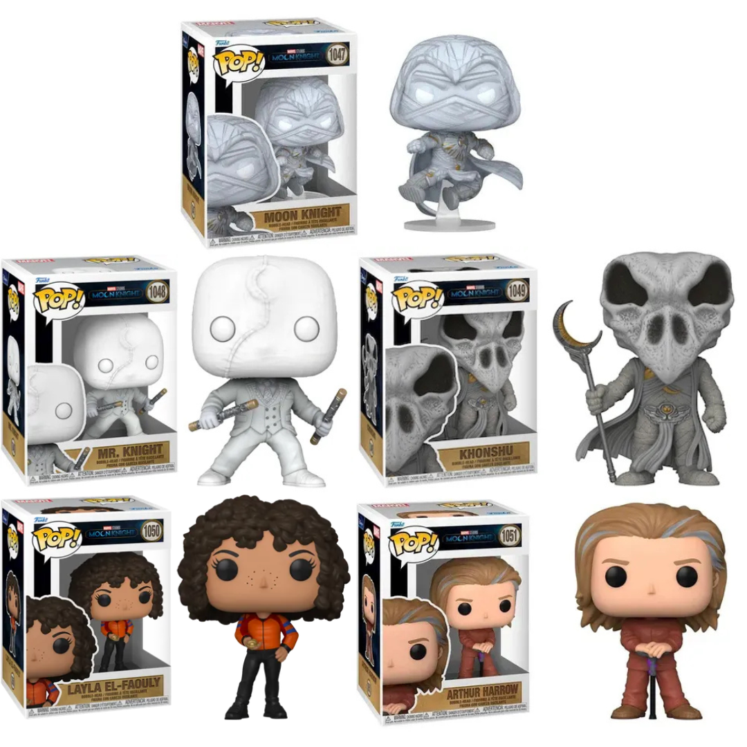 Funko Pop Marvel Moon Knight SET of 5